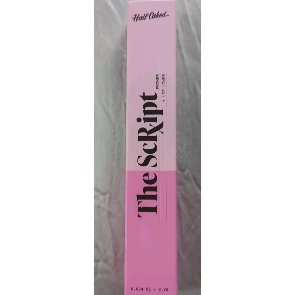 Half Caked Primer + Lip Liner The Script 2 Step System 0.024oz - Full Size NIB